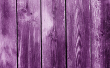 Grunge Purple Wood Board Fence Or Wall Pattern.