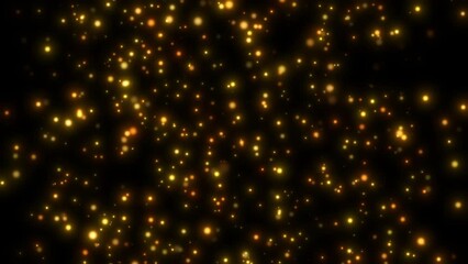 Wall Mural - black gold bokeh luxury background