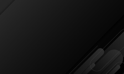 Wall Mural - abstract black shapes background design