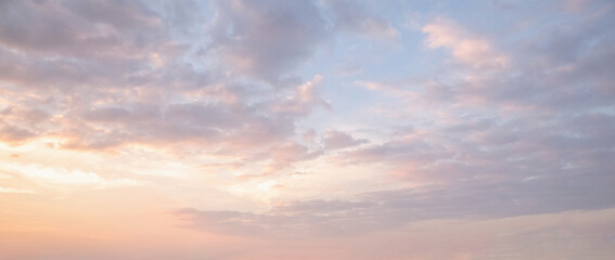 beautiful blue sky with clouds background