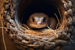 Nesting female snake