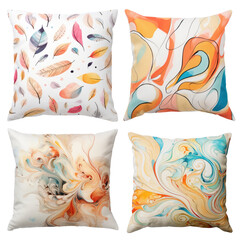 Wall Mural - colorful pillow, isolated