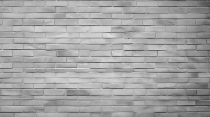 Poster - modern white brick wall texture for background