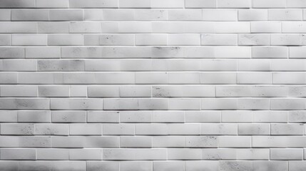 Poster - modern white brick wall texture for background