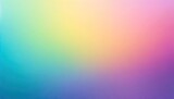 Fototapeta Tęcza - 3D Illustration nice pastel multi color gradient blurred background
