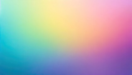 Canvas Print - 3D Illustration nice pastel multi color gradient blurred background