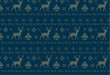 Seamless Pattern of Winter Holiday Theme With Knitted Reindeer, Deer, Holiday Christmas Tree, Snowflake Design, Wallpaper, Elegant Ugly Christmas Sweater Pattern