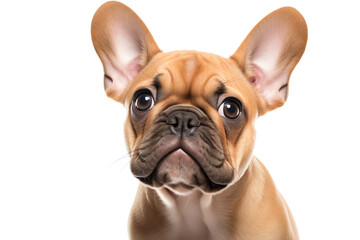  adorable beige french bulldog puppy