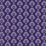 Fototapeta Tęcza - Damask seamless pattern on purple background classic background