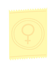 Sticker - contraceptive condom female