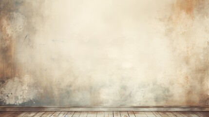 Wall Mural - old aged concrete wall. beige concrete wall background.