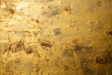 Wall Mural - illustration of gold colored wall background texture. Created with Generative AI