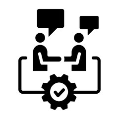 Sticker - Communication Strategies Icon