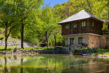 Wall Mural - House by the water