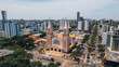 © Thiago - Imagem aérea do centro e da Catedral Santo Antonio em Chapecó Santa Catarina