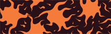 Tiger Skin Camo Background Image. Abstract Animalistic Safari Pattern Background. Seamless Zigzag Pattern, Geometric Print.