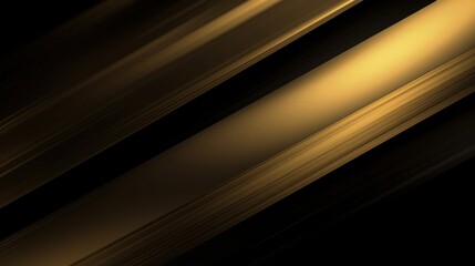 Poster - Gold soft lines tech diagonal on black background