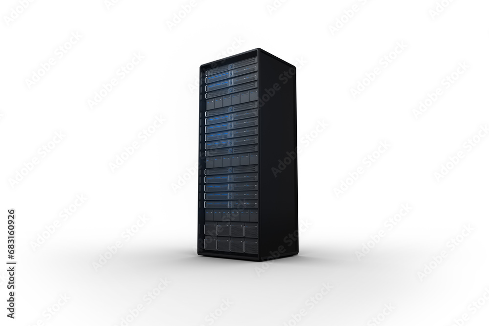 Digital png illustration of computer server on transparent background ...