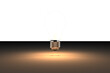 Digital png illustration of light bulb on transparent background
