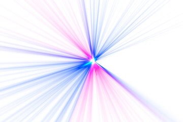 Poster - Digital png illustration of blue and pink disco lights on transparent background