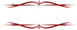 Digital png illustration of claret decorative shape on transparent background
