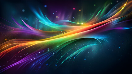 Wall Mural - Energy of light realms