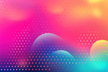 Wall Mural - Abstract retro 80s style colorful shape background.