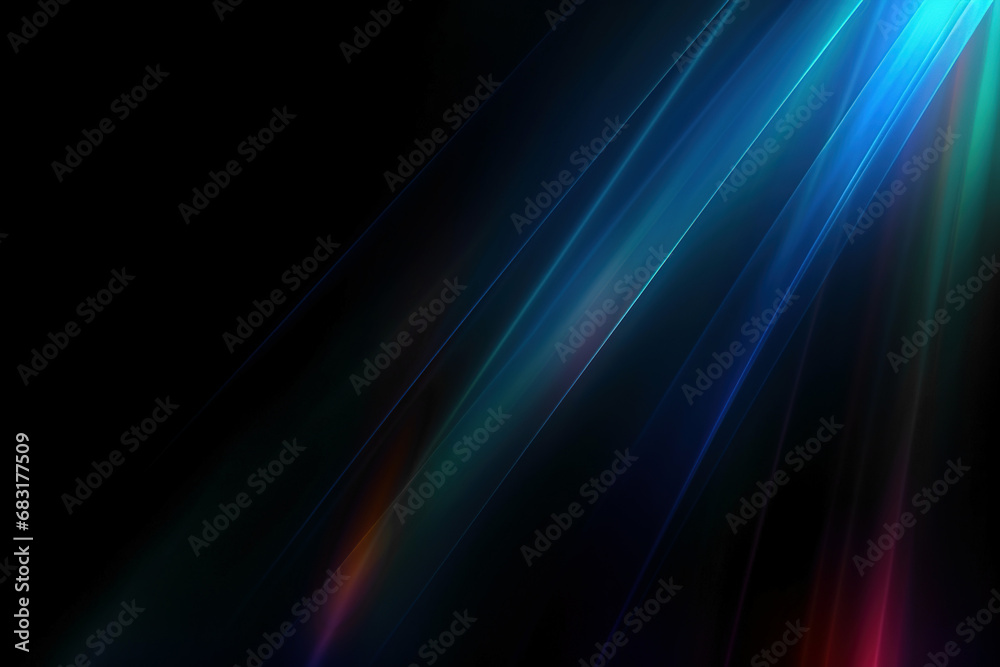 Ethereal Rainbow Flares Prism Rainbow Light Flares Overlay on Black ...