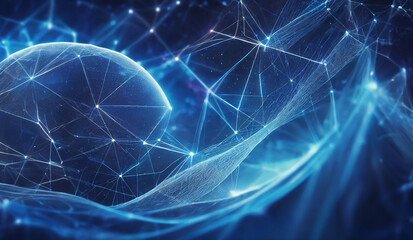 Poster - Technology background abstract. Computer generated abstract background