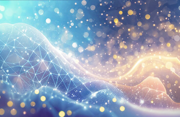 Poster - Technology background abstract. Computer generated abstract background
