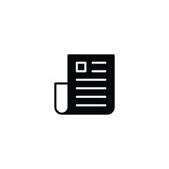 Poster - doccument icon, doccument sign vector