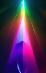 Canvas Print - Rainbow Light effect