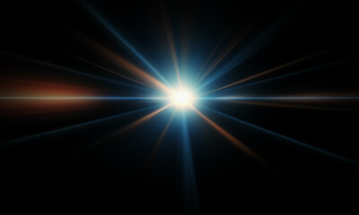 Wall Mural - lens flare effect