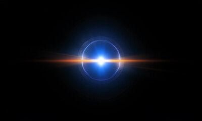 Wall Mural - lens flare effect