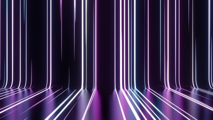 Wall Mural - technology concept glowing lines seamless loop pixel sorting abstract background design
