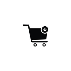 Poster - Shopping Cart icon, Shopping cart sign Vector