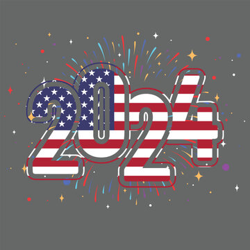 happy new year t-shirt design, happy new year 2024, typography, holiday, new Year t-shirt design, 2024 t-shirt, trendy, festival, T-Shirt Design fully vector graphics for t-shirt print design.