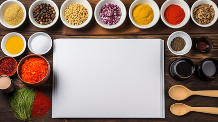 Wall Mural - ingredients for cooking HD 8K wallpaper Stock Photographic Image 