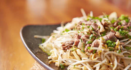 Poster - stir fried rice noodles