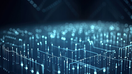  Digital technology banner green blue background concept, cyber technology circuit, abstract tech, innovation future data, internet network, Ai big data, futuristic wifi connection illustration concep