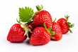 Strawberries on white background,isolated