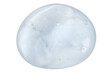 Transparent blue gel with bubbles isolated on transparent background.