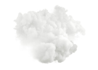 Poster - Pure clouds stratosphere creativity shapes isolated transparent background 3d render png