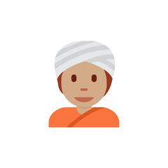 Wall Mural -  Person Wearing Turban: Medium-Skin Tone