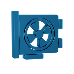 Aufkleber - blue video graphic card icon isolated on transparent background.