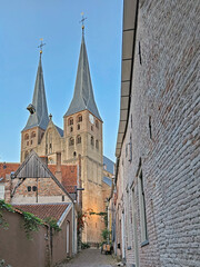 Sticker - View on the Bergkerk in Deventer the Netherlands