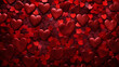 © Furkan - 2024 Valentine's Day hearts background banner, copy paste for text