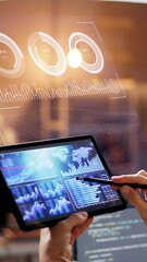 Poster - Financial Data Analyst using Analytics Dashboard