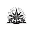 Cannabis logo, no background