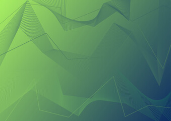 Wall Mural - vivid gradient lines abstract design